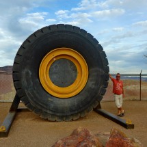 Huge tire of the Morenci Copper Mine